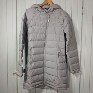 Mountain Hardware Women's Gray Hooded Puffer Coat